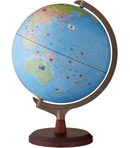 Amazon | レイメイ藤井 地球儀 しゃべる国旗付地球儀 25cm タッチペン 