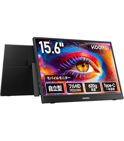 Amazon.co.jp: Upperizon モバイルモニター 15.6インチ タッチ対応 FHD
