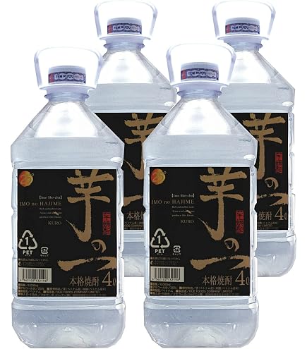 Amazon.co.jp: 若松酒造 単式25°薩摩一 芋 ペット 4L x1 4951812190297