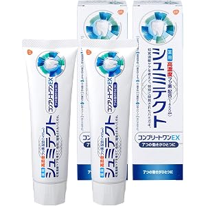 シュミテクト コンプリートワンEX 歯磨き粉 高濃度フッ素配合 【医薬部外品】 2本