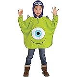 ディズニー モンスターズインク マイク ポンチョ キッズコスチューム 男女共用 丈56cm