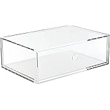 MUJI 無印良品 アクリル小物収納・1段 約幅25.2×奥行17×高さ8.7cm 61798196