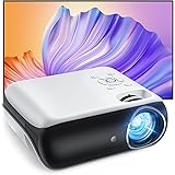 HAPPRUN Projector, Native 1080P Bluetooth Projector with 100''Screen, 9500L Portable Outdoor Movie Projector Compatible with 