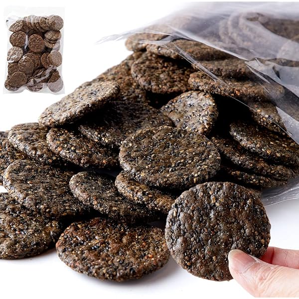 胡麻 Amazon.co.jp: 天然生活 国産 黒胡麻 せんべい 無選別（210g