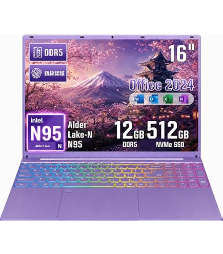 Amazon.co.jp: SERYUB ノートパソコン 16インチ 1920×1200 IPS液晶