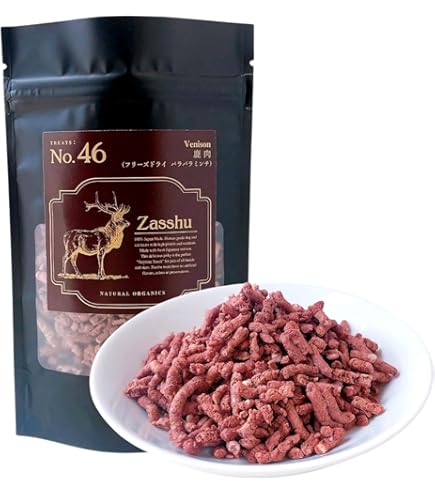 Amazon | 北海道稚内産 野菜入り エゾシカフレーク 犬猫のための鹿