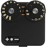 TTArtisan 露出計 ライトメーター 2つのダイヤル電子カメラライトメータホットシューコールドシューカメラ光度計写真トップセット撮影用露出計 フォレンダ ライカ M3 M6 M4P 対応, ブロンズブラック