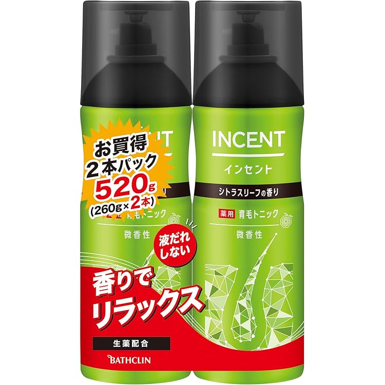 Amazon | バスクリン 【医薬部外品】インセント 薬用育毛トニック育毛
