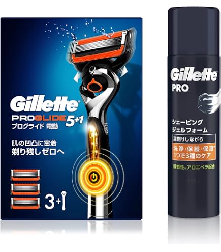 Amazon.co.jp: Gillette ジレット プログライド 電動 本体 替刃3個+