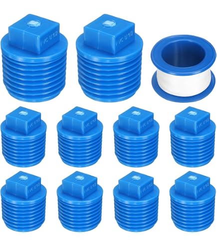 Amazon.co.jp: uxcell パイププラグフィッティング G3/4オスネジ PVC 