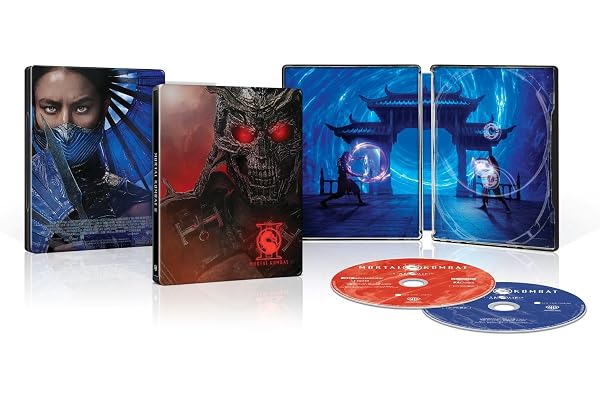 【Amazon.co.jp限定】モータルコンバット／ネクストラウンド　スチールブック仕様　４Ｋ ＵＨＤ ＋ ブルーレイ セット(ビジュアルシート2枚セット付) [Blu-ray]
