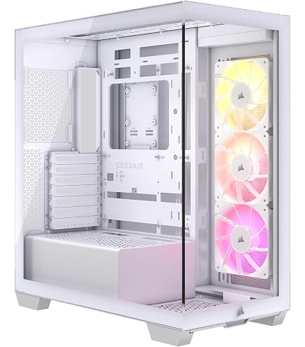 Amazon | CORSAIR 3000D RGB TG AIRFLOW White 120mm ARGBファン 3基