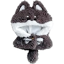 Amazon.co.jp: もこもこアニマル着ぐるみ 10cm用 狼 ぬい服 着ぐるみ