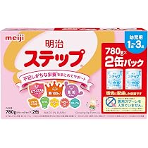 明治 ステップ 1-3歳 2缶パック×３箱 Amazon.co.jp: 明治ステップ 780g×2缶 粉末 [1歳~3歳頃 フォローアップ