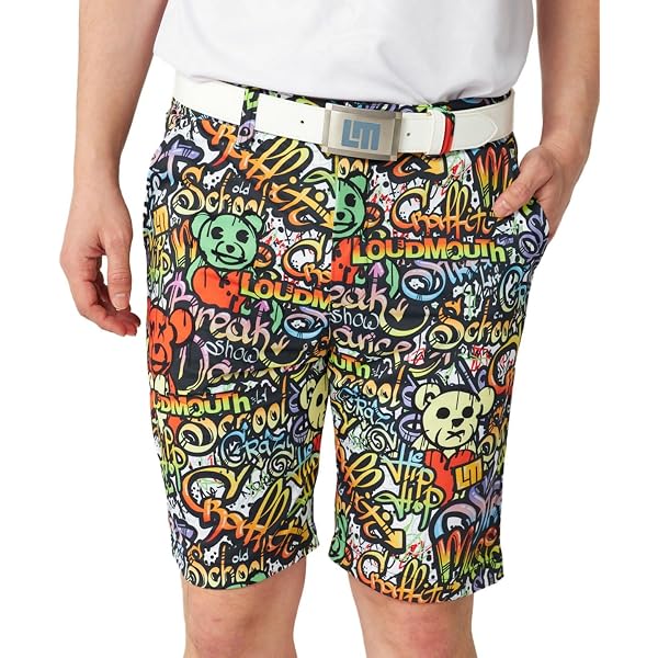 Amazon.co.jp: [ラウドマウス] ショートパンツ メンズ ゴルフ GOLF