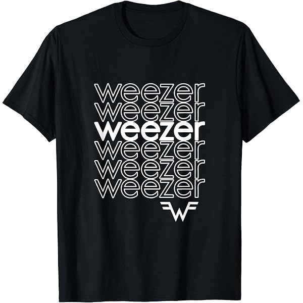 Amazon | Weezer クラシックロゴTシャツ Tシャツ | Tシャツ