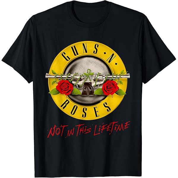 Amazon | Guns N Roses T Shirt Not In This Lifetime Tour Band Logo
