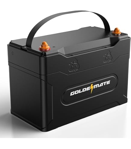 Amazon.co.jp: GOLDENMATE 12.8V 100Ah LiFePO4バッテリー リン酸鉄