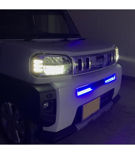 Amazon | デリカD5用 LED デイライト 42灯 極細 2色発光 面発光