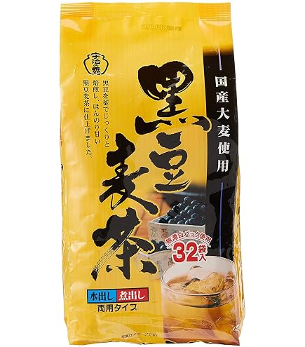 Amazon | 伊藤園 黒豆入り 国産むぎ茶 30ティーバッグ ×4袋 | 伊藤園