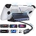iVANKY ROG Ally X/Legion Go/Steam Deck OLED/MSI Claw/Switch Dock, 8-in-1 Hub Docking Station for ASUS ROG Alloy, HDMI 4K Gigabit Ethernet, USB 3.0, 100W Charging USB-C Port for Stream Deck & Lenovo