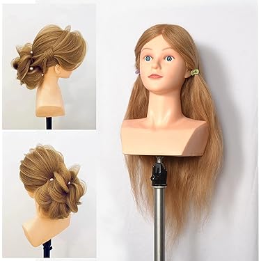 ウィッグ用マネキン 3体セット ブラウン lotusflower88 ウィッグ用マネキン 3体セット ブラウン lotusflower88 ウィッグ用