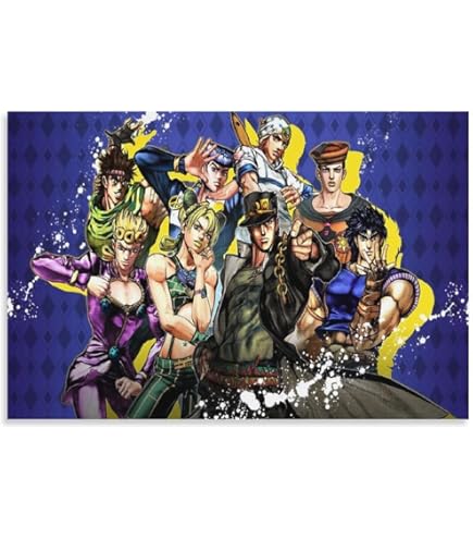 ジョジョの奇妙な冒険　グラフィックA1ポスター　荒木飛呂彦原画展 Amazon.co.jp: 『ジョジョの奇妙な冒険 Part』A1グラフィック
