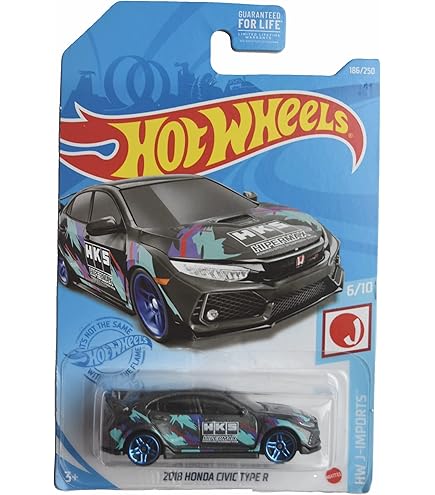 ミニカー Hot Wheels Civic Type R STH Amazon | Hot Wheels 2020 Honda 2/5 - 2018 Honda Civic Type R