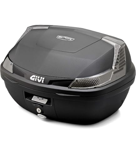 ☆☆ ワイズギア製 リアボックス E47 ブラック ベース付き ☆☆ ワイズギア製 リアボックス E47 ブラック ベース付き