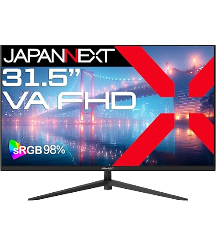 Amazon.co.jp: JAPANNEXT 31.5インチ VAパネル搭載 FWXGA(1366x768