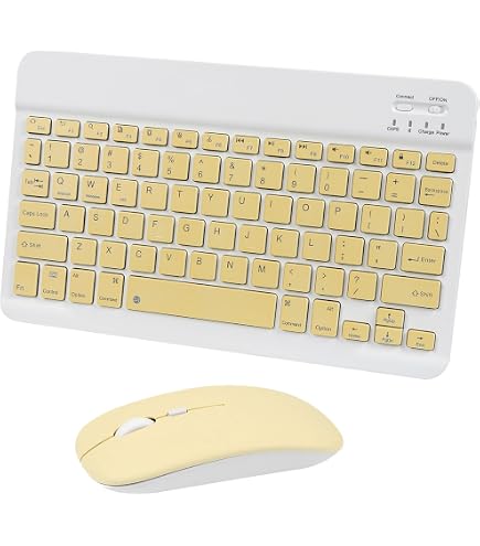 Amazon.co.jp: windykids Bluetooth キーボード 黄色 タブレット iPad