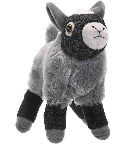 Wild Republic EcoKins Goat Plush - 12 Inch Stuffed Animal Toy Made From Recycled Bottles, Eco-Friendly Kids Gift