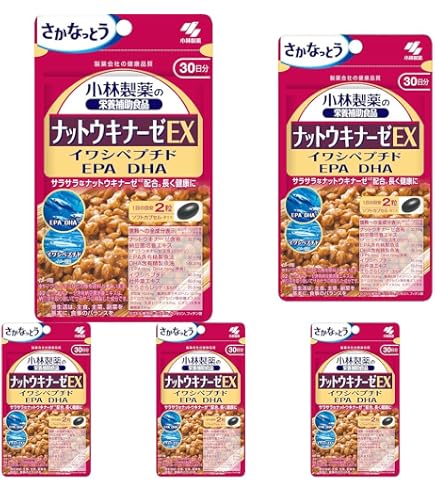 Amazon | 小林製薬の栄養補助食品 ナットウキナーゼEX60粒 x4個