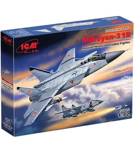 トランペッター 1/72 ロシア軍 MiG-31 フォックスハウンド プラモデル