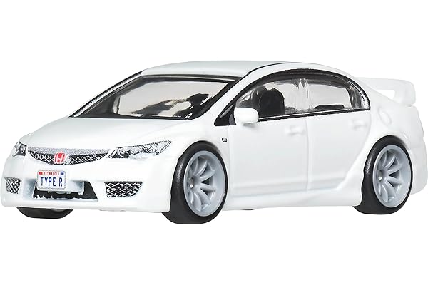 ホットウィール(Hot Wheels) カーカルチャー ローニン・ランⅡ '07 ホンダ シビック タイプR 乗り物おもちゃ ミニカー 3歳から ホワイト JBK53