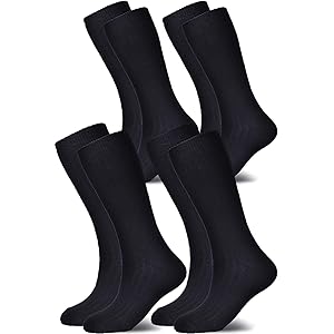 靴下 メンズ ビジネス 4足セット 綿 消臭抗菌 25-28cm ソックス くつした 黒