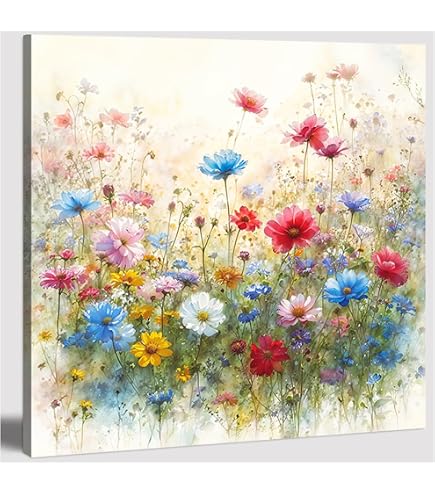 Amazon.co.jp: キャンバスアート 藤の花 絵画 30×30cm - 優雅な藤の花