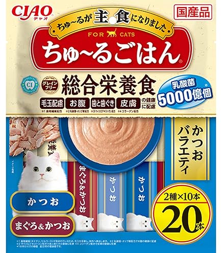 Amazon.co.jp: チャオ(CIAO)ちゅ～るごはんまぐろしらす入り4本6個