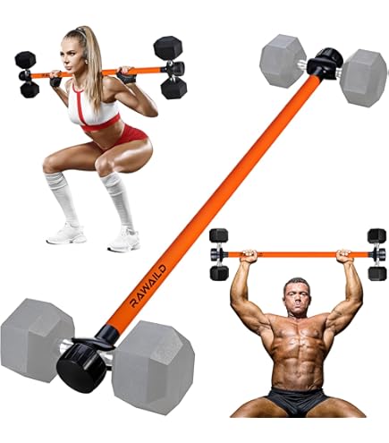 Amazon | SEWDのダンベルコンバーター – ダンベルをバーベルセットに