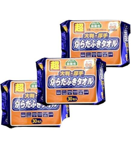 Amazon.co.jp: 【まとめ買い】日本製紙クレシア アクティ からだふき