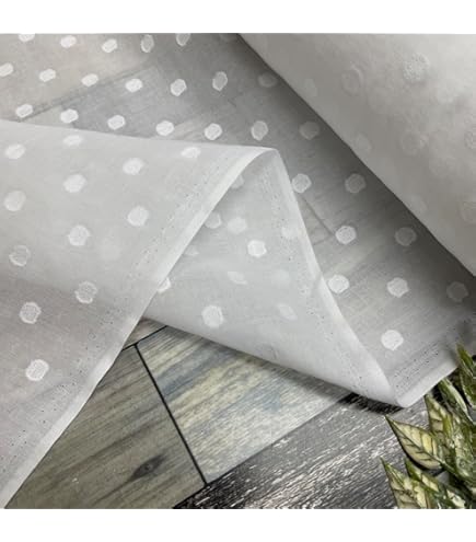 【水玉ページ】 変わり水玉（ライトブルー）花柄- 布・生地の通販サイト