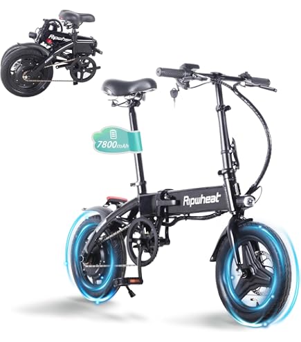 Amazon | 14インチ 折りたたみ自転車 電動アシスト自転車 3段変速 250w