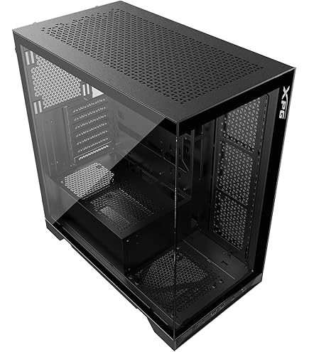 Amazon | XPG INVADER X ピラーレス 強化ガラス120mm RGBファン 5基