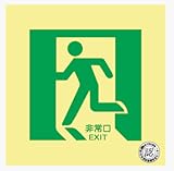 通路誘導標識(蓄光式) N床11 左向き 床面用