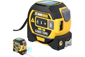 The Ruler 3-in-1 Measuring Tape, Tools Tape Measure, 3-in-1 Rangefinder with Led Display, 3 in 1 Digital Tape Measure with Cr