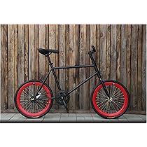 BMX自転車 黒 赤サドル KENDAタイヤ　motelworks 20インチ MOTELWORKS CHORD 20inch