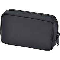 Amazon.co.jp: 無印良品 ナイロンコンパクトポーチ ・黒 約14×3.5×9cm