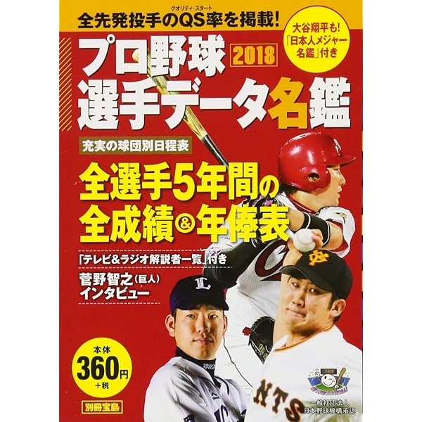 プロ野球選手データ名鑑2023 (別冊宝島) | 宝島社 |本 | 通販 | Amazon