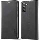 【J.DL直営店】Galaxy s22 ケース 手帳型 ギャラクシー S22 5G 適応 ケース S22手帳 おしゃれ 手帳型カバー 【日本ブランド登録】 横向きスタンド機能 高級PU合皮 便利なマグネット式 耐衝撃 人気 ブラック