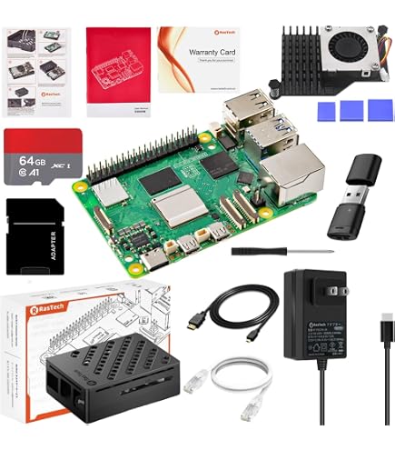 Amazon.co.jp: Raspberry Pi5 8gb Kit 技適済み raspberry pi5 kit